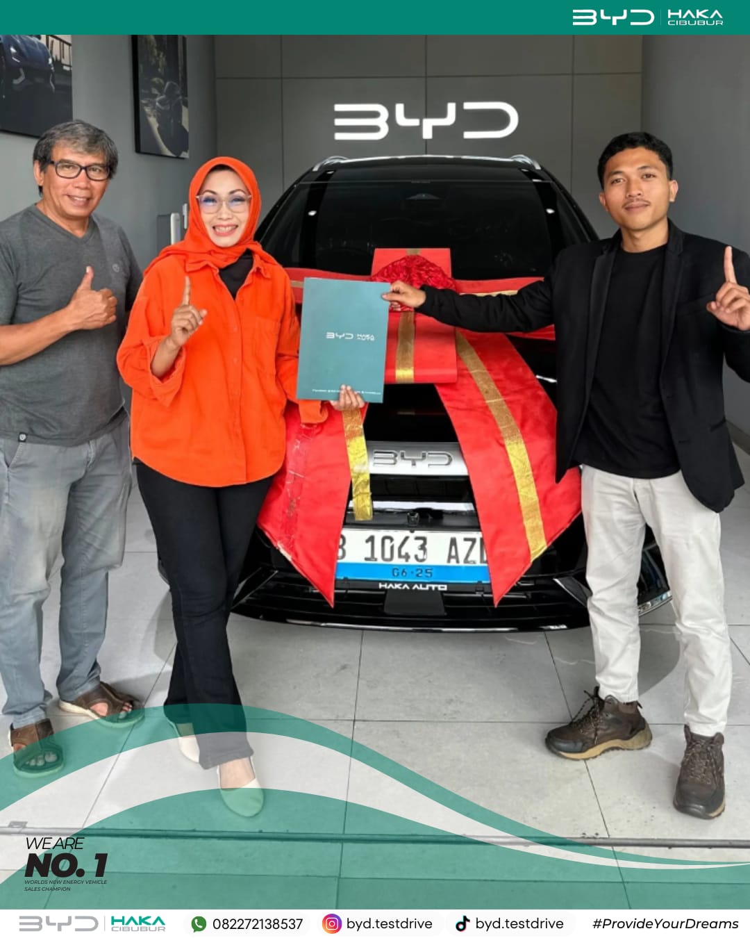 Foto serah terima BYD